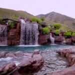 A Utah couple wanted a place to scuba without travelling, so they built a $2 million, 360,000-gallon backyard pool with a 90-foot mountain, five waterfalls, a 300-foot lazy river and a 26-foot-deep diving tunnel