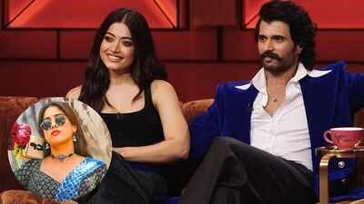 Rashmika Mandanna: ‘I am not comfortable with exposing or skin show’: Rashmika Mandanna opens up on Janhvi Kapoor’s ‘Peddi’ objectification controversy as Vijay Deverakonda says, ‘it is okay to put your foot down and say no’ on 'Kofee With Karan' 9 | Hindi Movie News