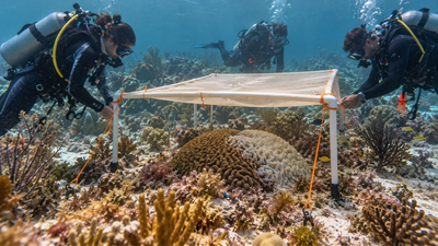 Scientists put ‘underwater umbrellas’ over Florida corals during extreme heat; they worked, cutting sunlight by 60% and helping corals regain colour |