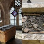 A Roman stone coffin found at Westminster Abbey in 1869 bore the name of a man from 1,600 years ago, but new tests date the skeleton inside to AD 987–1052; archaeologists say it may be one of two medieval abbots