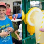 Rowan Rieve, 12, of Sugar Hill, Georgia, raised $22.25 at a lemonade stand while battling brain cancer; his gift inspired a $100,000 donation, and his city later honoured him after his death