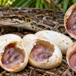 Scientists find twin and triplet embryos inside two eggs laid by one wild Burmese python in Florida, marking a first for snakes |