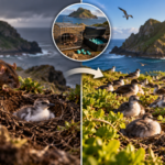 Scientists removed 18 invasive black rats from Mokoliʻi Island in 2002 using traps and poison bait; surviving Wedge-tailed Shearwater chicks rose from one to 185 by 2003 |