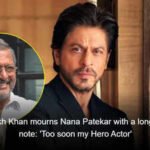 'Too soon my Hero Actor': Shah Rukh Khan emotional tribute to Nana Patekar, recalls his advice, 'Hero banne ke chakkar mein actor mat khona' | Hindi Movie News