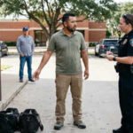 ​A Texas barber was $100 short on rent when he spotted a bag containing $128,514 left near an ATM; newly released police body-camera footage shows how he contacted officers and helped return the cash