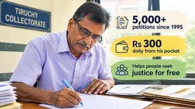 Meet Kannan Ramakrishnan: The 69-year-old Tamil Nadu man who has written over 5,000 petitions since 1995, spends Rs 300 daily from his pocket and helps people seek justice for free