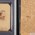 In 1864, Abraham Lincoln donated a signed photograph to help Union soldiers' families; generations later, it surfaced in an old desk with a forgotten newspaper clipping and sold for $149,020 at auction