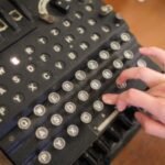 A Romanian flea-market seller thought an old machine was a typewriter and let it go for €100; the buyer, a cryptography professor, recognized a World War II Enigma I and sold it at auction in 2017 for €45,000 | World News