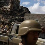 At least 20 Yemeni fighters killed as Houthis target military camp with ballistic missiles